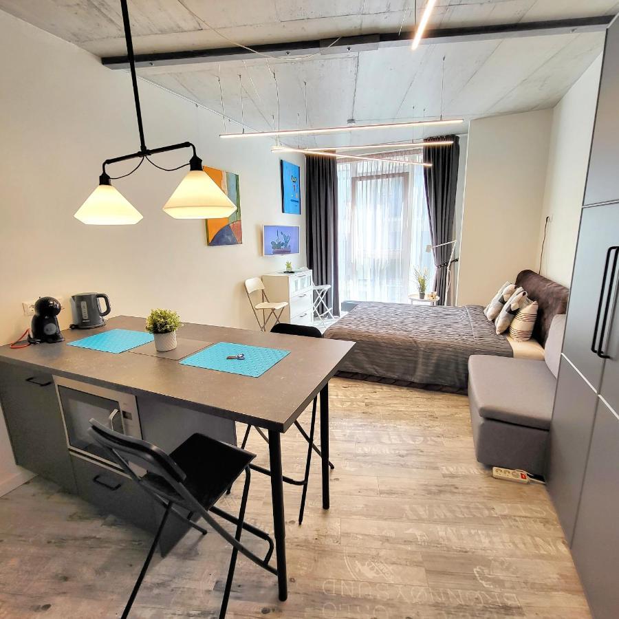 Happy Inn Laime Studio, Self Check-In-24-7, A-C, Parking-In-The-Underground-Garage VNO Eksteriør billede