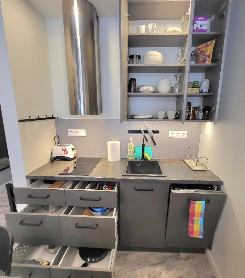 Happy Inn Laime Studio, Self Check-In-24-7, A-C, Parking-In-The-Underground-Garage VNO Eksteriør billede